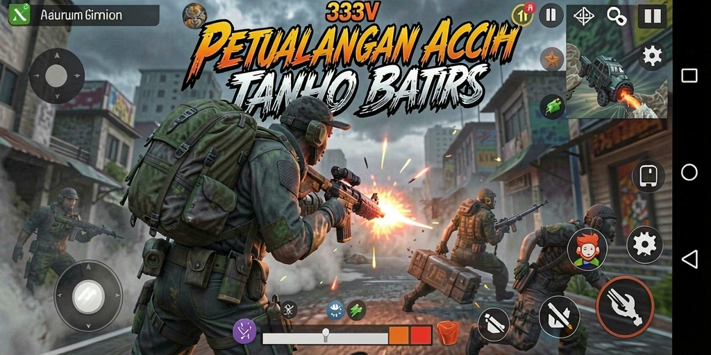 Tampilkan gameplay seru dalam 333V dengan aksi mendebarkan.