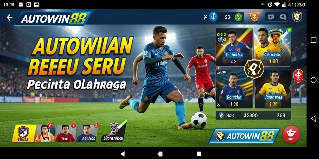 Tampilan gameplay mendebarkan dari AUTOWIN88 dengan berbagai pilihan olahraga.