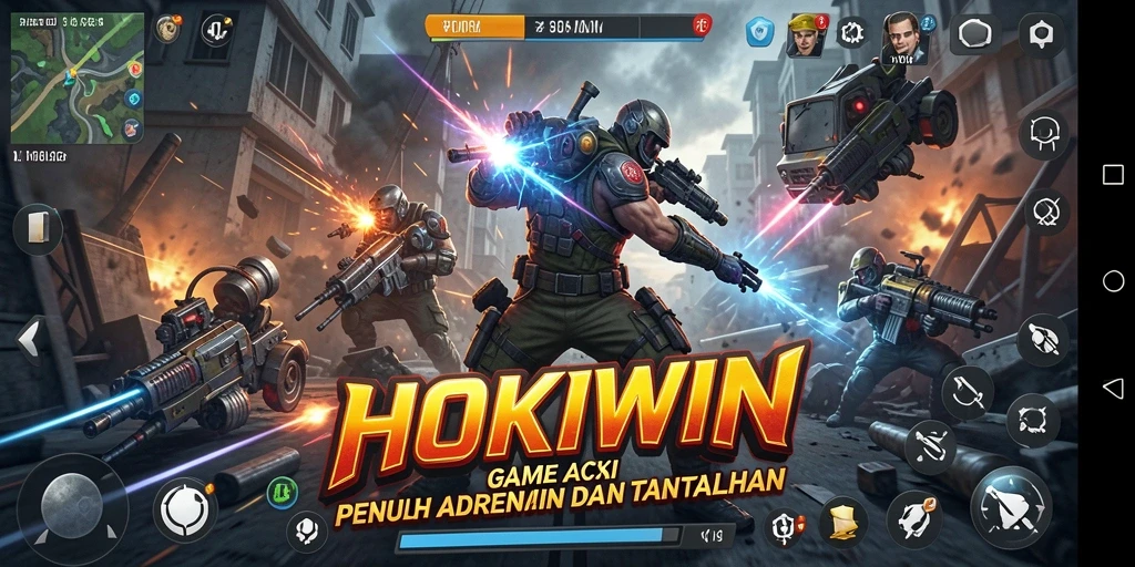 Screenshot HOKIWIN menunjukkan gameplay Action yang mendebarkan dan penuh keseruan.