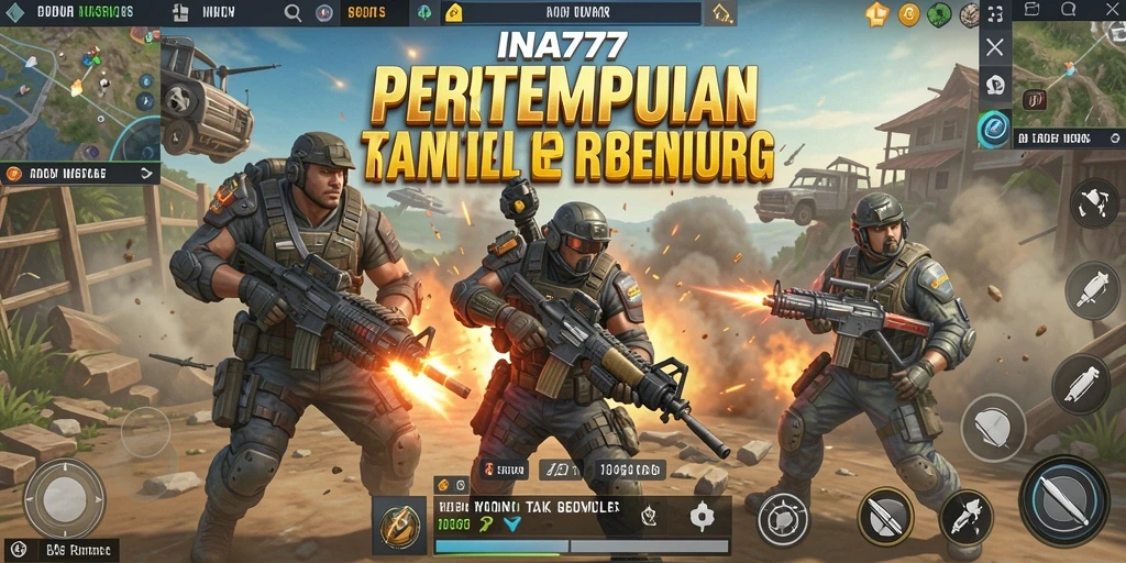 Tampilan gameplay INA777 yang mendebarkan dalam pertempuran Battle Royale.