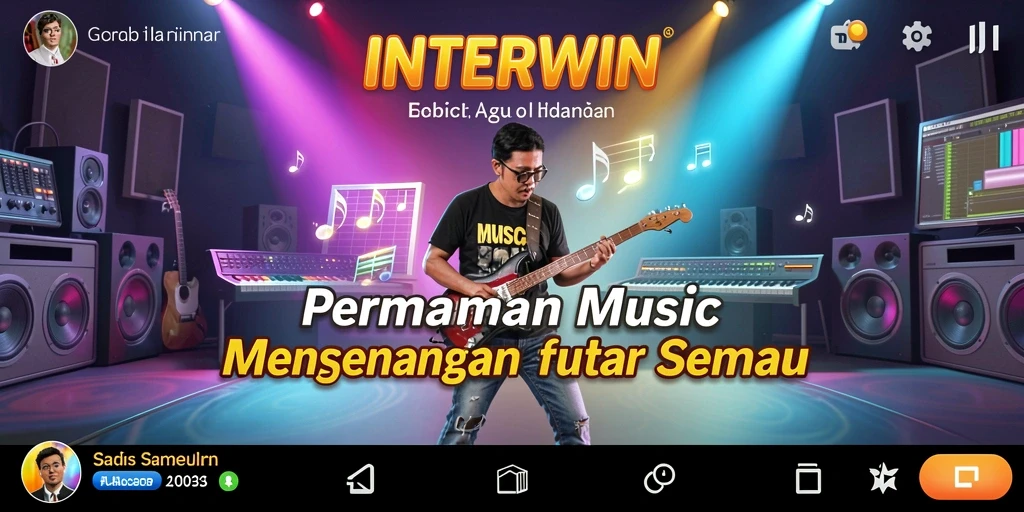 Tampilan gameplay INTERWIN yang memukau dan interaktif.
