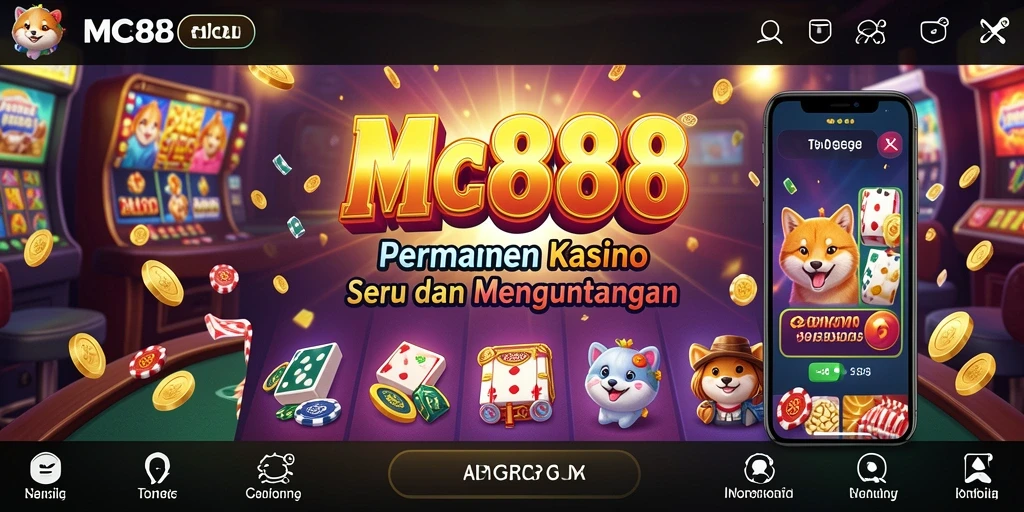 Tampilan menarik dari gameplay Kasino di MC888.