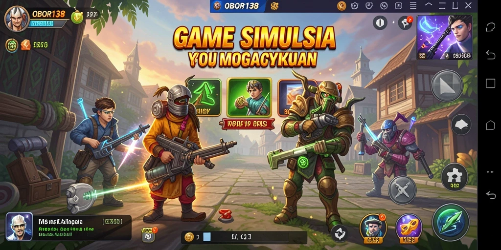 Tampilan gameplay OBOR138 yang menarik dan interaktif.