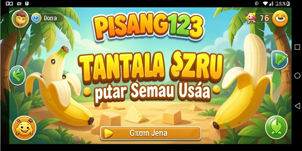 Screenshot PISANG123 menampilkan gameplay Puzzle yang menarik.