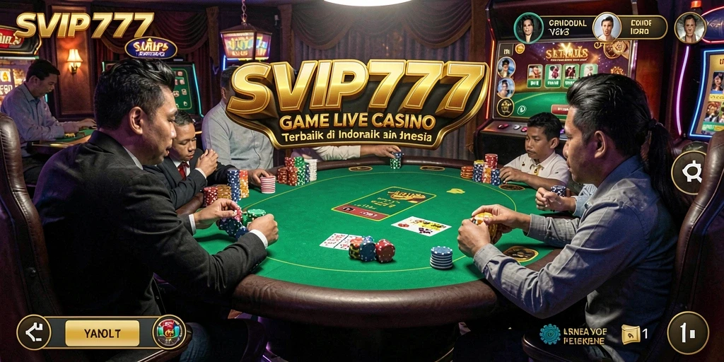 Tampilan menarik dari gameplay Live Casino SVIP777.