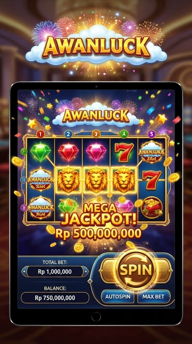 Screenshot aplikasi Awanluck menunjukkan beragam pilihan aplikasi menarik.